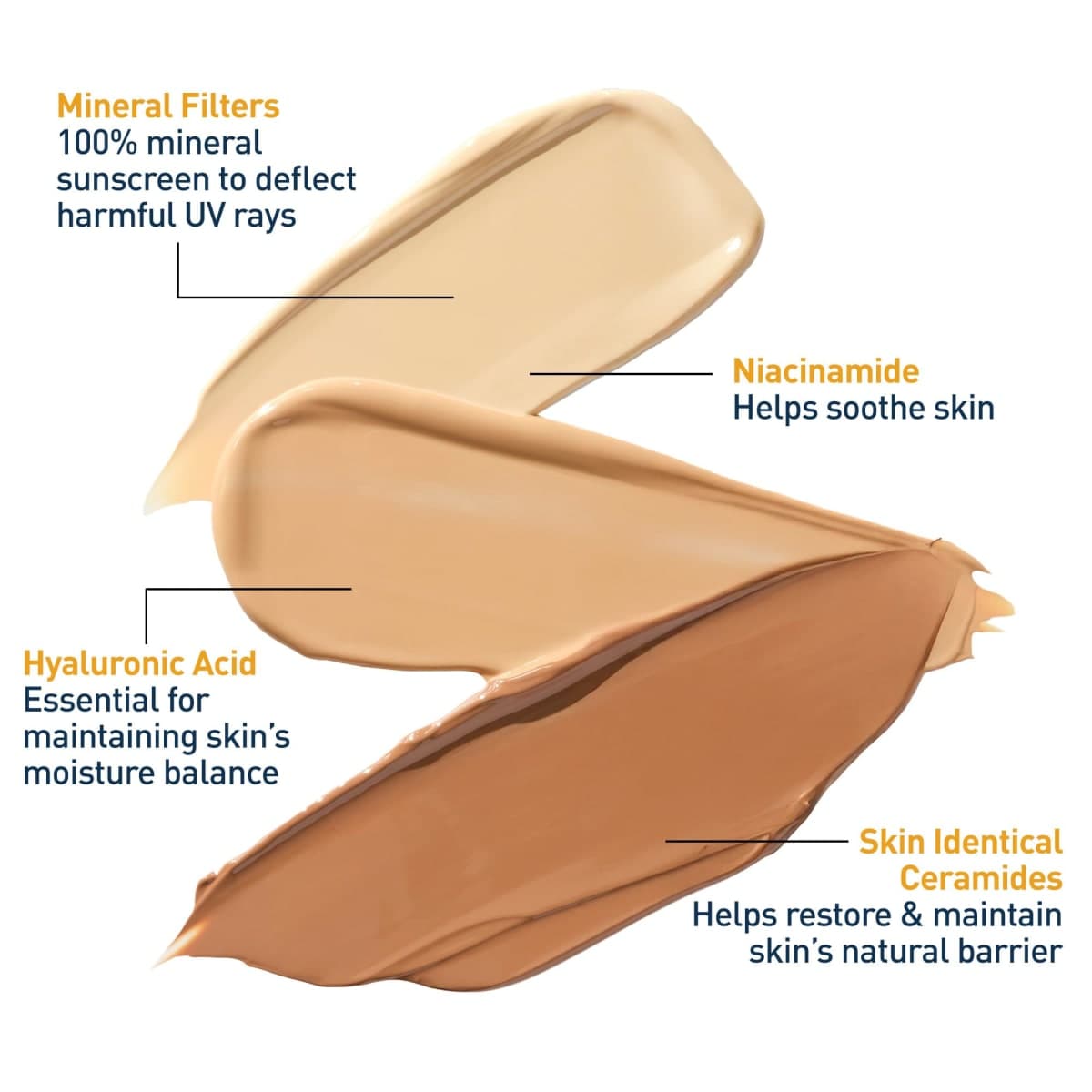 CeraVe Tinted Sunscreen for Face, Mineral SPF 30 Moisturizer, Light, 1.7oz thumbnail 3