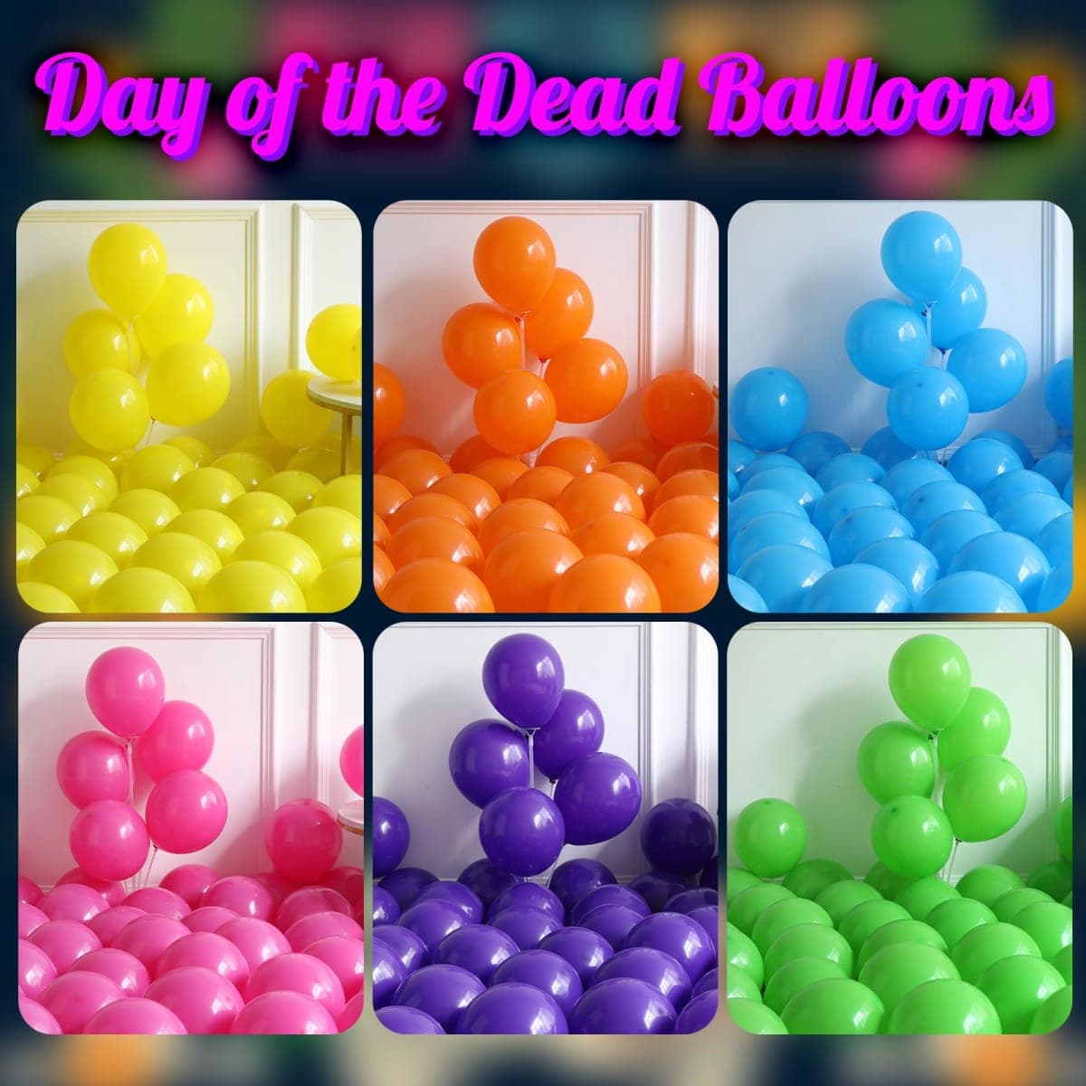 Dia de Muertos Balloon Arch Kit,160PCS Mixed Colorful Day of the Dead Balloon Garland with Cactus Flowers Sugar Skull Foil Balloons for Halloween 5 de Mayo Mexican Fiesta Party Altar Decorations thumbnail 4