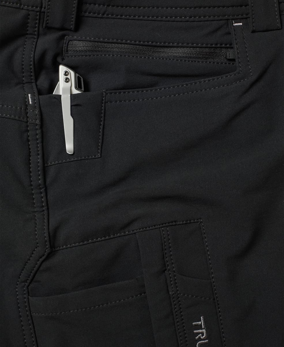TRUEWERK Men's T2 WerkPant - Three-Season Work Pants, 4-Way Stretch, Black, 38W x 36L thumbnail 5
