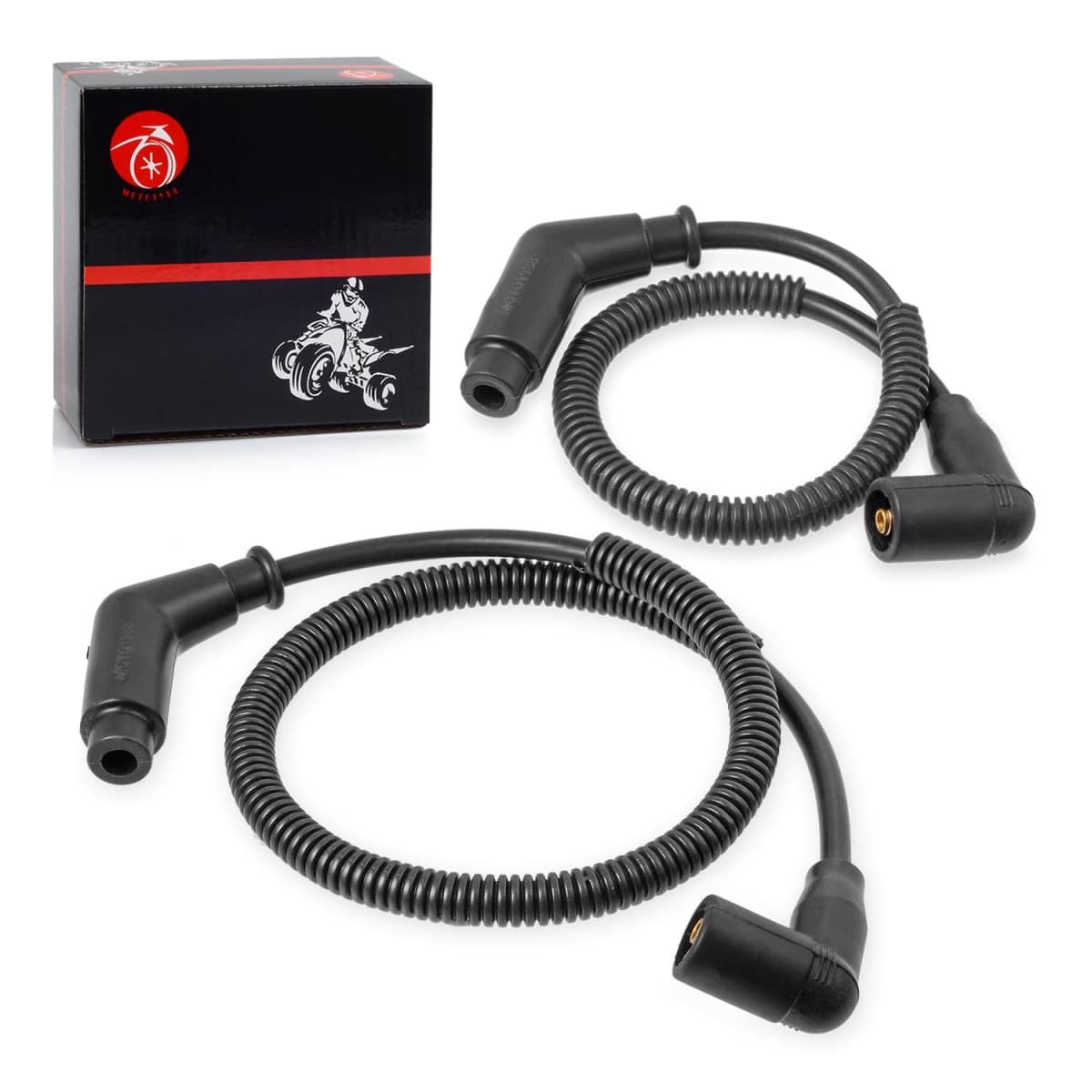 Spark Plug Cap & Wire 15in/24.4in For Can Am Commander Maverick Outlander Renegade MAX 500 570 650 800 800R 1000 1000R TRAXTER 500 650 thumbnail 3