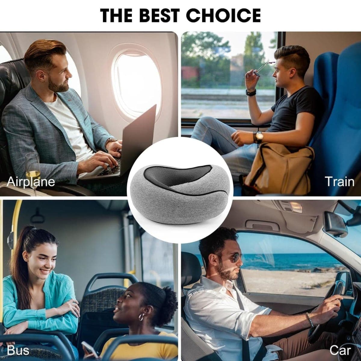 WEERSHUN Travel Pillows for Airplanes,2024 New Travel Pillow,Travel Neck Pillow Airplane Memory Foam Travel Pillow Neck Pillow for Traveling Suitable for Airplanes,Offices and Cars thumbnail 4