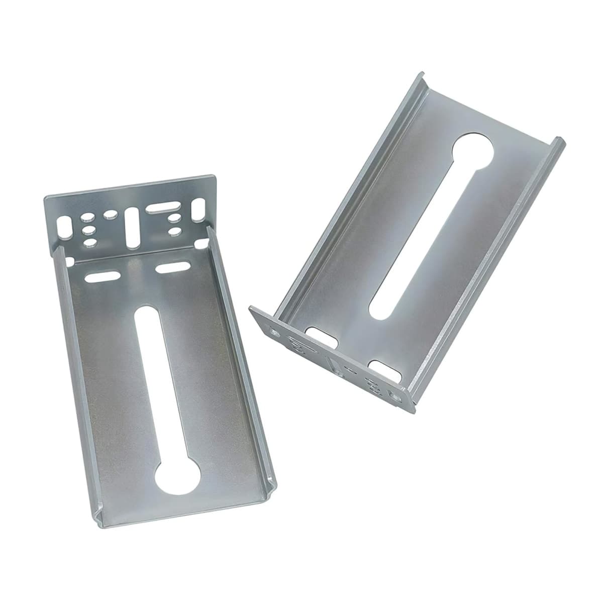 LONTAN 2 Pairs Rear Mounting Brackets for Drawer Slide Dresser Drawer Guides B4502 Cabinet Drawer Bracket Replacement Drawer Track Guide for 1.77 inch(45mm) Width Furniture Gilde — image 1