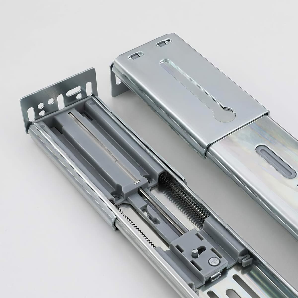 LONTAN 2 Pairs Rear Mounting Brackets for Drawer Slide Dresser Drawer Guides B4502 Cabinet Drawer Bracket Replacement Drawer Track Guide for 1.77 inch(45mm) Width Furniture Gilde thumbnail 3