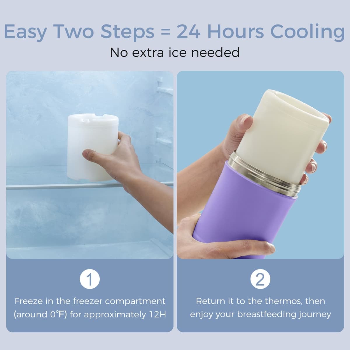 Momcozy 22oz Portable Breastmilk Cooler for 24H Outdoor, Newborn Essentials thumbnail 5