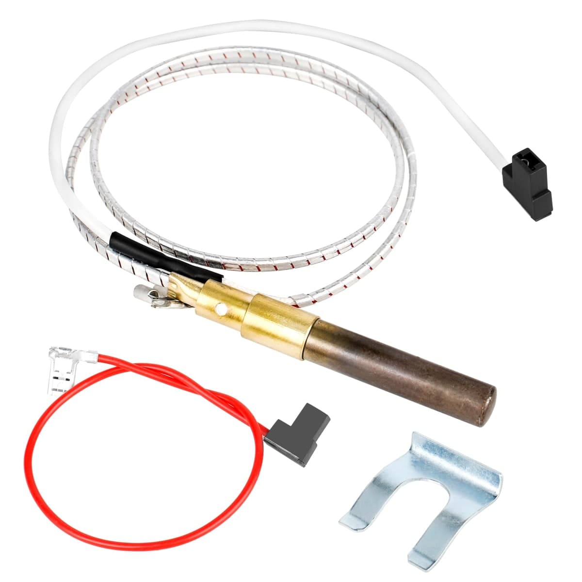 21"100112328 Thermopile for Water Heater,750 Millivolt Waters Heaters Thermocouple Compatible with Reliance,Whirlpool, A.O.Smith,Kenmore, American Water Heater,Rheem Thermopile Replaces 9007872005 — image 1