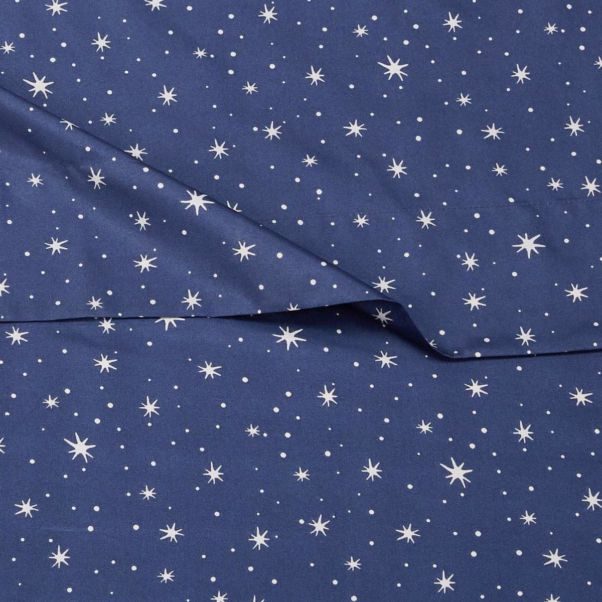 Amazon Basics Kids Soft, Easy-Wash Microfiber Sheet Set - Twin, Navy Galaxy thumbnail 4