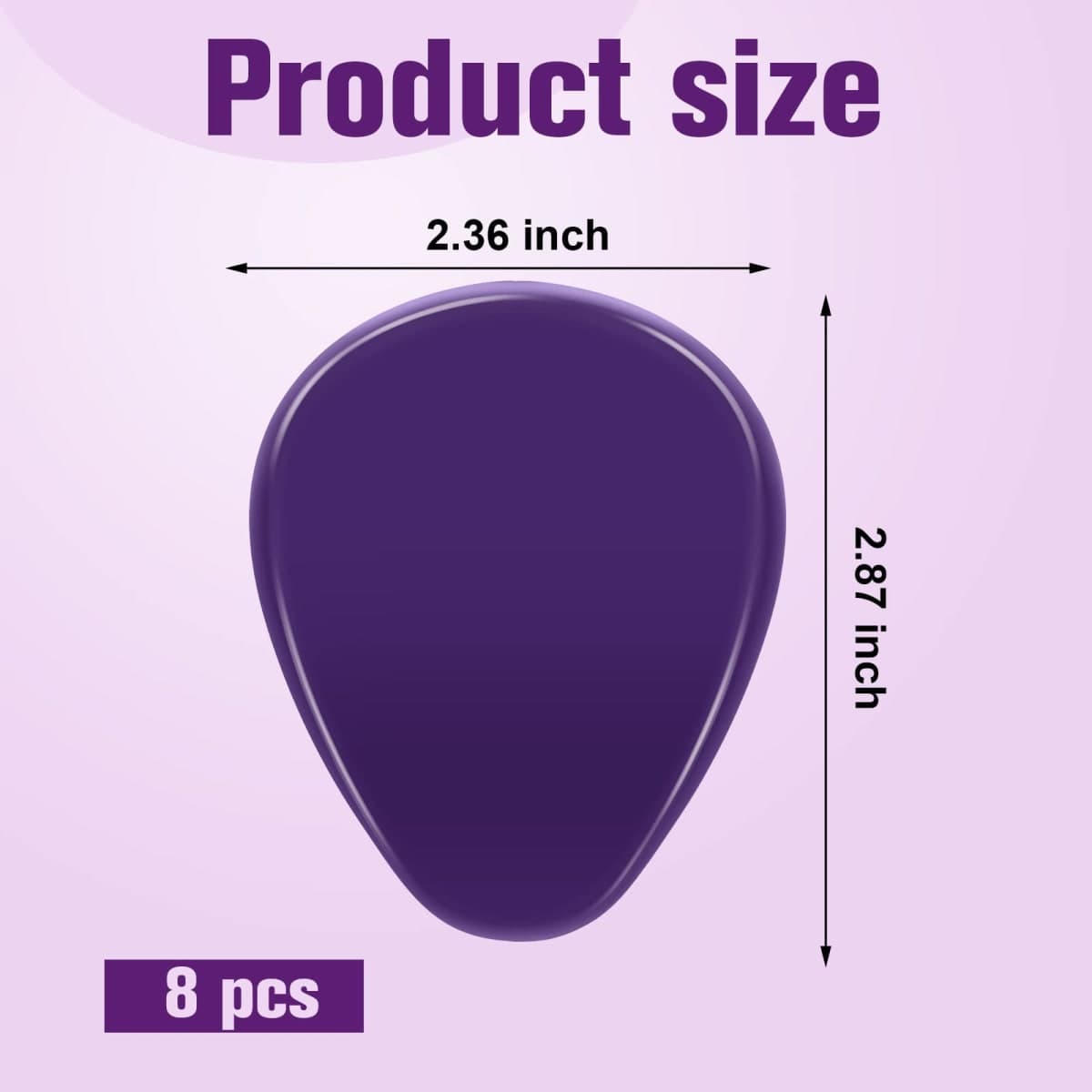 Mepase 8 Pieces Gel Ball of Foot Cushions Metatarsal Pads for Women and Men Gel Ball of Foot Soft Metatarsal Cushioning Pain Relief with 1 Wood Box Storage(Purple) thumbnail 2