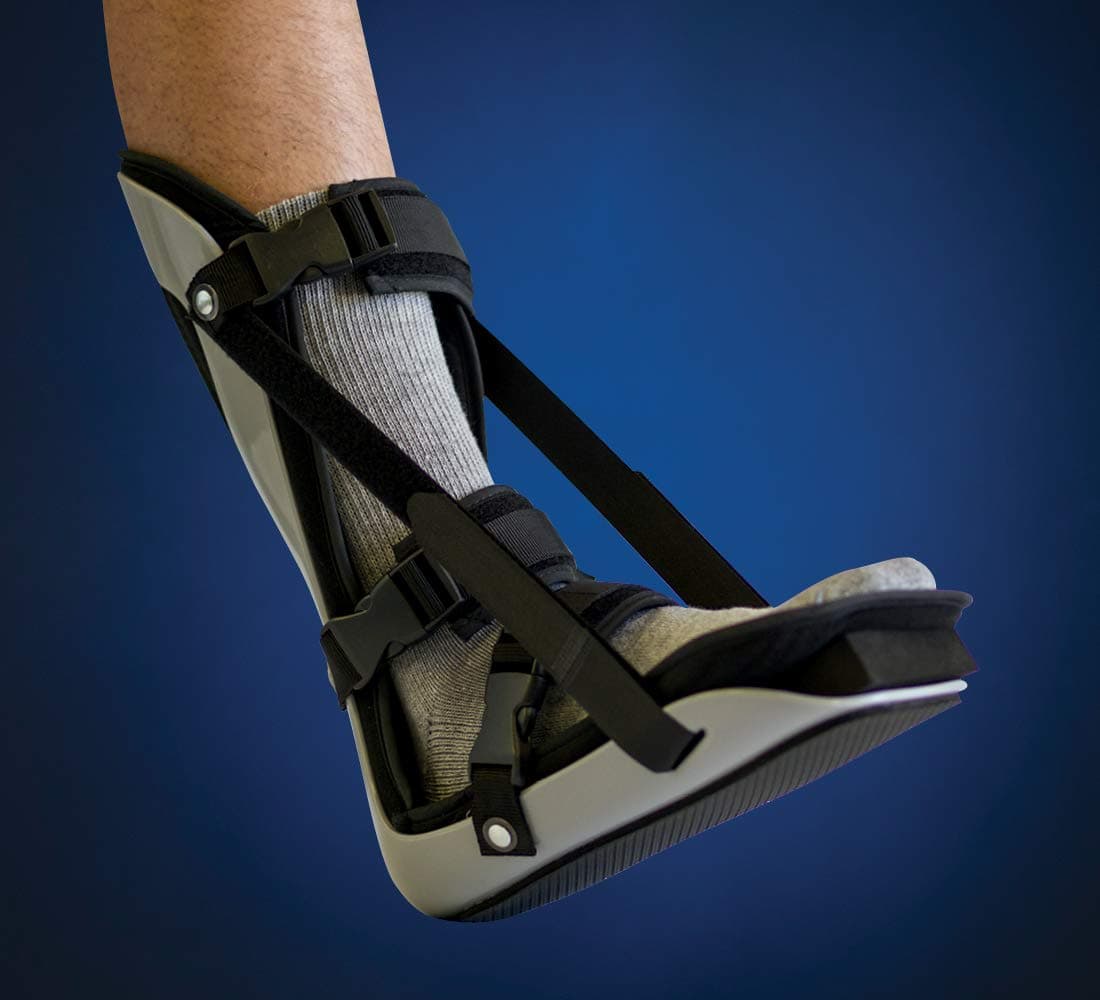 United Ortho Plantar Fasciitis Night Splint, Medium, Black thumbnail 4