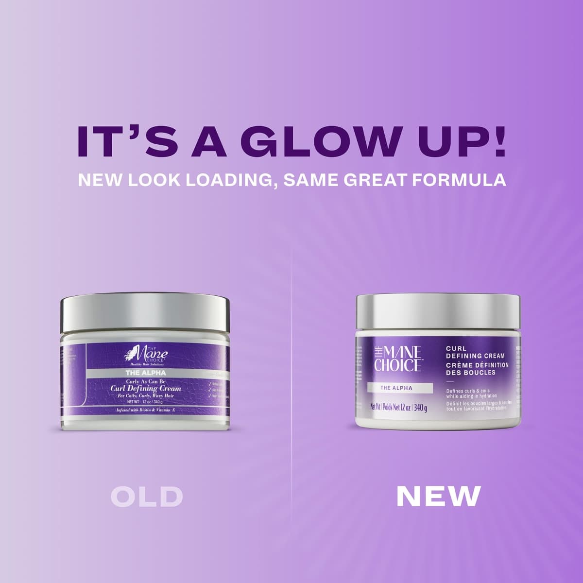 The Mane Choice The Alpha Curly As Can Be Curl Defining Cream,12 Oz, Defines, Hydrates & Smooths Frizz, Curl Cream For Coily, Wavy & Curly Hair, Enriched with Biotin & Vitamin E, Paraben-Free thumbnail 2