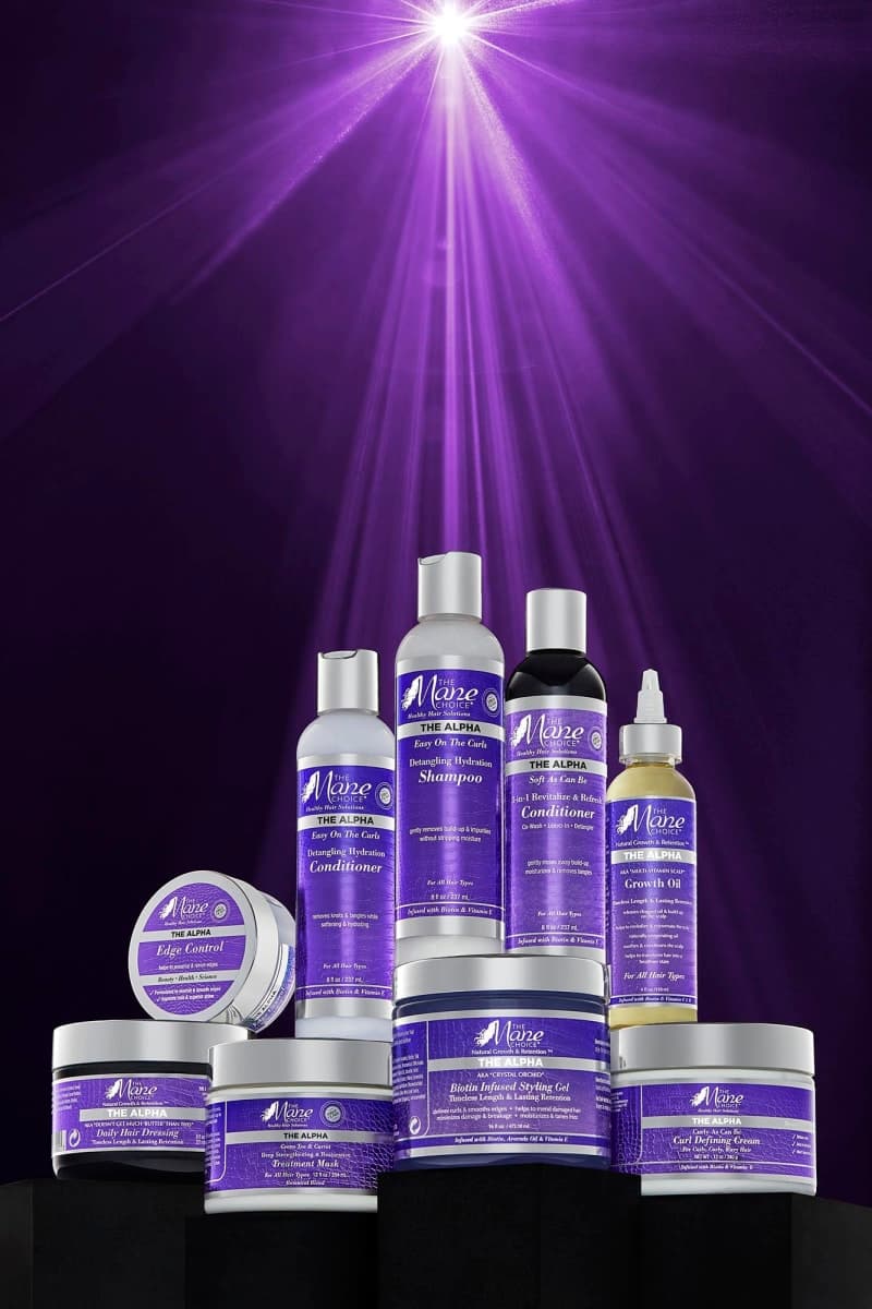 The Mane Choice The Alpha Curly As Can Be Curl Defining Cream,12 Oz, Defines, Hydrates & Smooths Frizz, Curl Cream For Coily, Wavy & Curly Hair, Enriched with Biotin & Vitamin E, Paraben-Free thumbnail 5