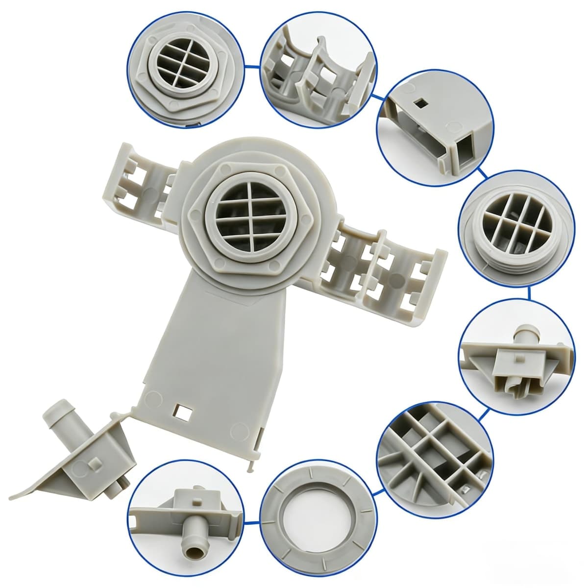 W10195536, WPW10195536 Dishwasher Water Inlet Port Fit for whirlpool, kenmore, maytag, amana, jenn-air etc, Water Inlet 8531325 Replaces 1551532, PS2372157, AP4501250, EAP2372157 thumbnail 3