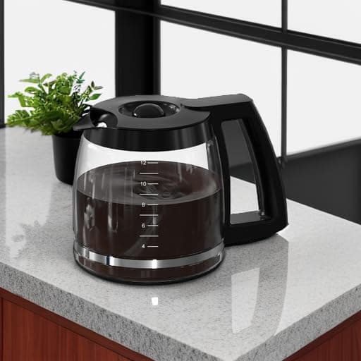 12-Cup Coffee Pot Replacement Compatible with Cuisinart Coffee Maker Models SS-12, SS-15, SS-16, DCC-1100BK, DCC-1200, DCC-2650, CHW-12P1, DGB-400, DGB-550BK, DGB-550BK1, DGB-625BC and DGB-700BC thumbnail 5