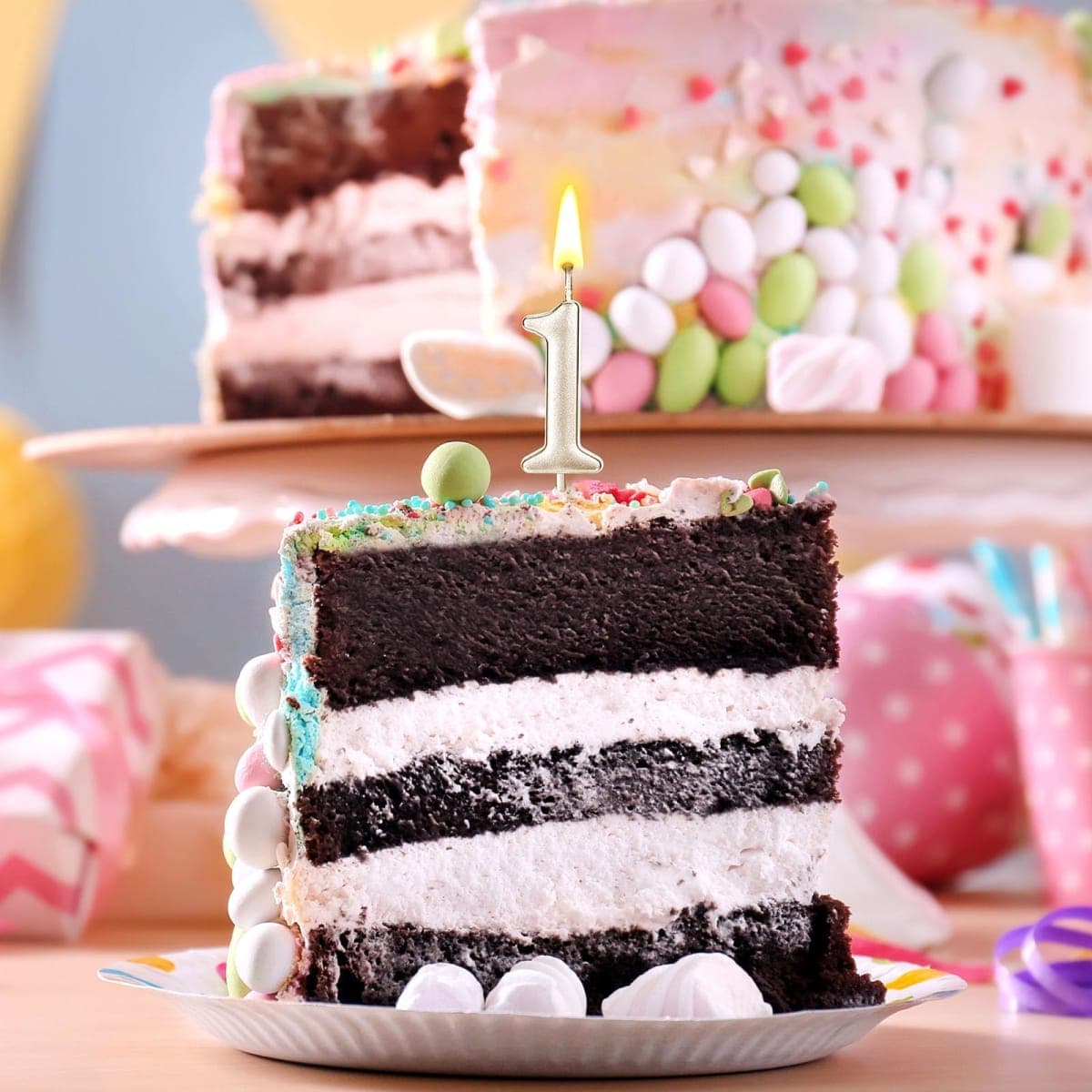 HIYZI 32 Pcs Numeral Birthday Candles Champagne Cake (Champagne) thumbnail 5
