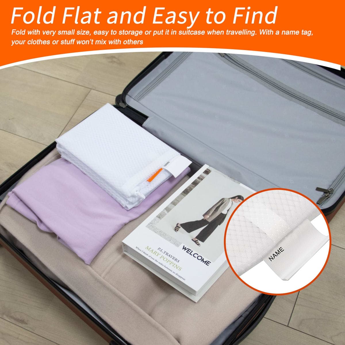 Polecasa Heavy Duty Diamond Mesh Laundry Bag, Extra Large, 24x36", White thumbnail 5