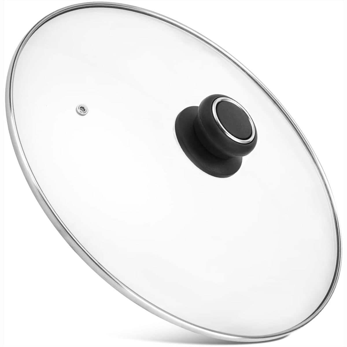 12 Inch Glass Lid for Frying Pan, Pans, Skillets & Pots, Clear