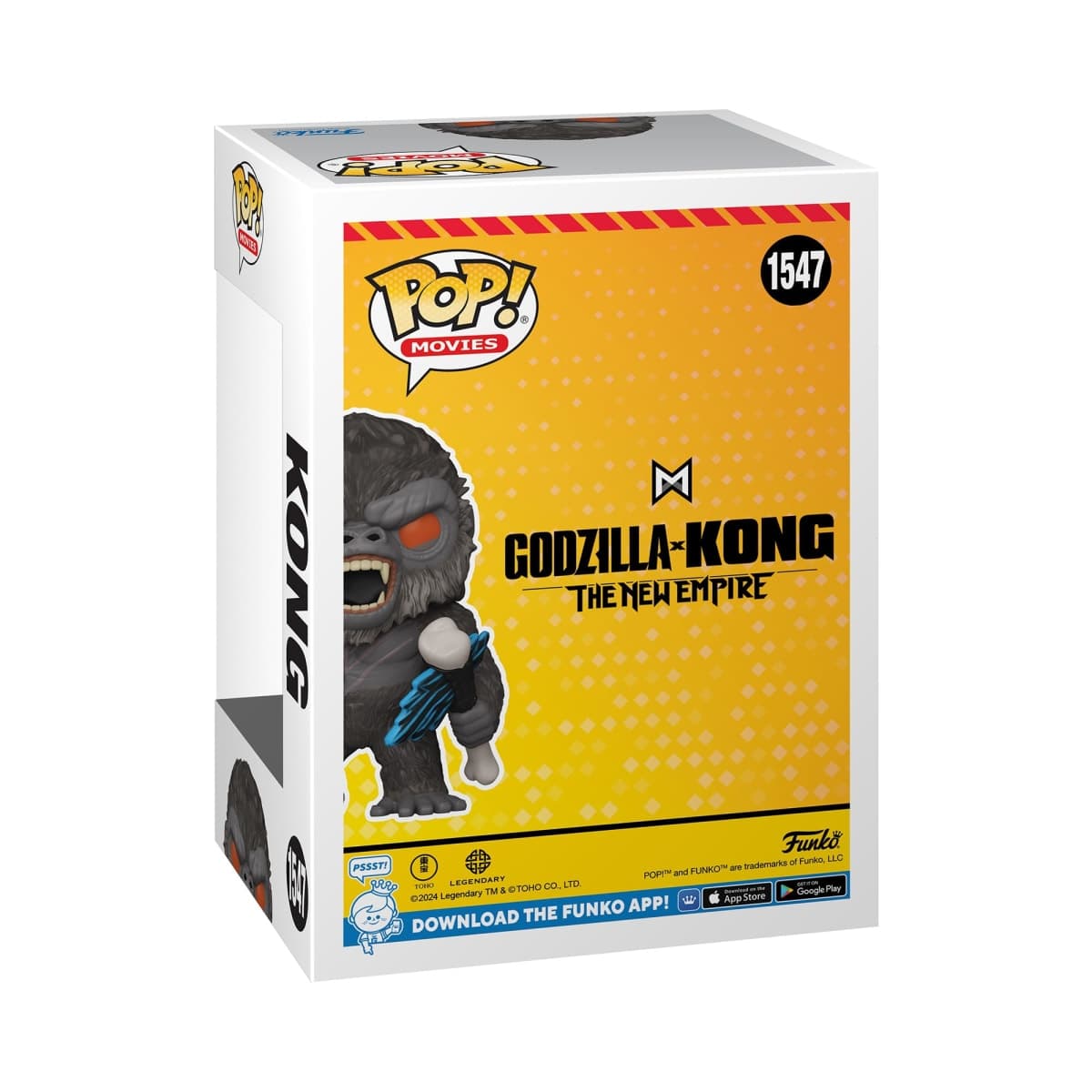 Funko Pop! Movies: Godzilla Kong The New Empire - Kong Battle Pose thumbnail 3