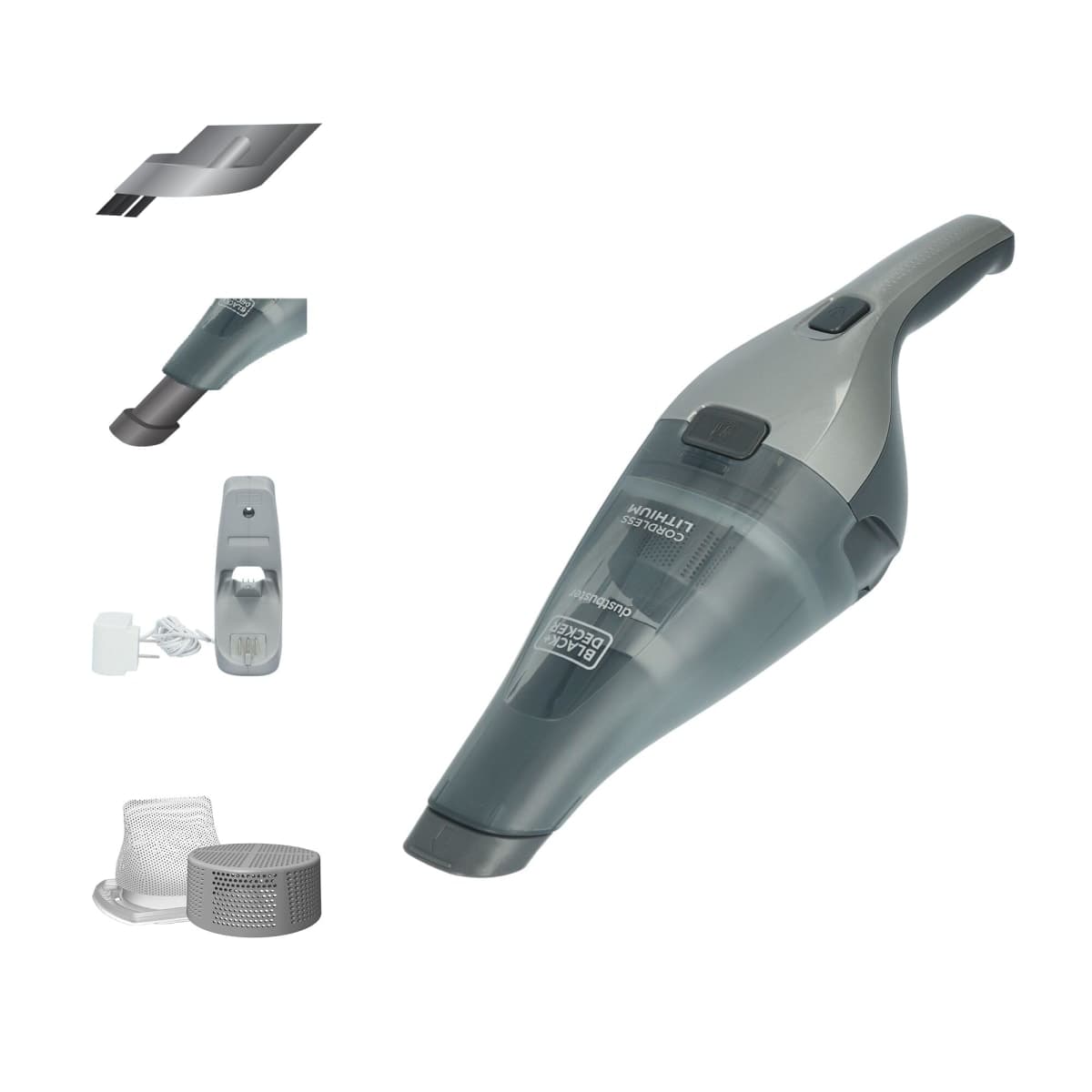 BLACK+DECKER Dustbuster Handheld Vacuum, Cordless, Dark Grey (HNVC220BCZ01) — image 1