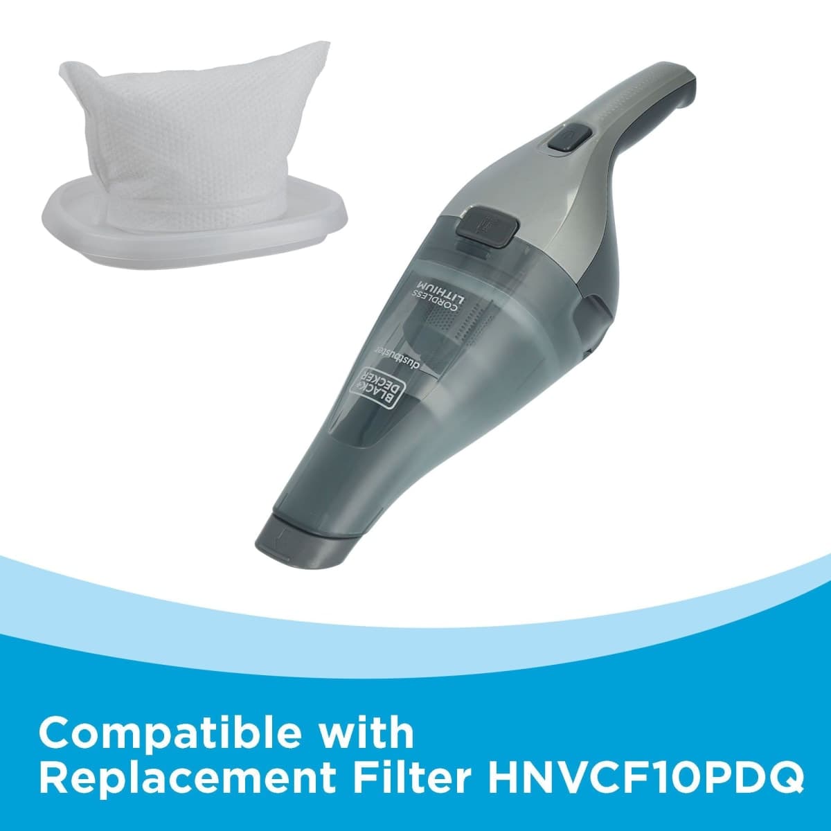 BLACK+DECKER Dustbuster Handheld Vacuum, Cordless, Dark Grey (HNVC220BCZ01) thumbnail 4