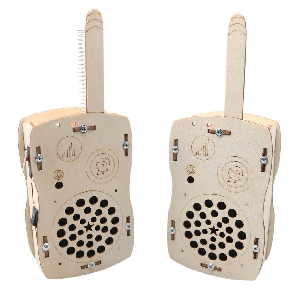 STEM Toys for Age 6-8-13 Crafts Kits Building Your Own Walkie Talkies for Kids Stuffers Birthday Gifts for 6 7 8 9 10 11 12 14+ Years Old Boys Girls Teens Engineering DIY Electronics Circuit Projects — image 1
