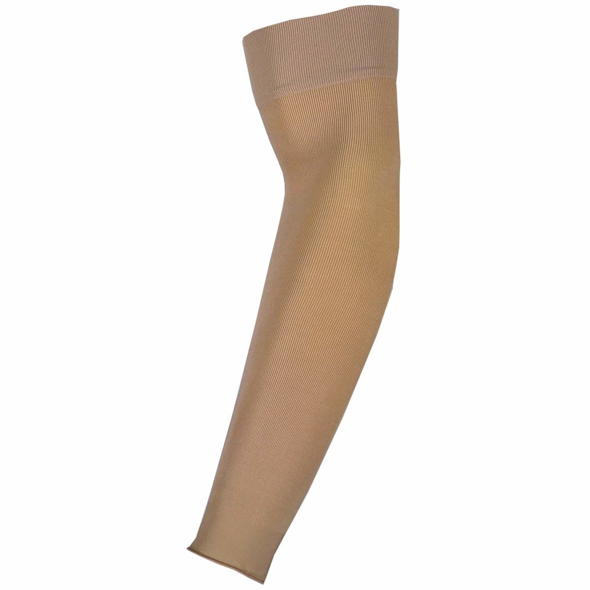 Truform Lymphedema Compression Arm Sleeve, 20-30 mmHg Post Mastectomy Support, Dot Top Grip Band, Beige, Small thumbnail 2