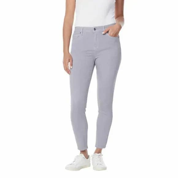 Buffalo David Bitton Women's Ankle Pants - Tan, High Rise, Super Soft Stretch, Skinny Ankle Grazer (CA/US, Numeric, 2, Regular, Regular, Purple) — image 1