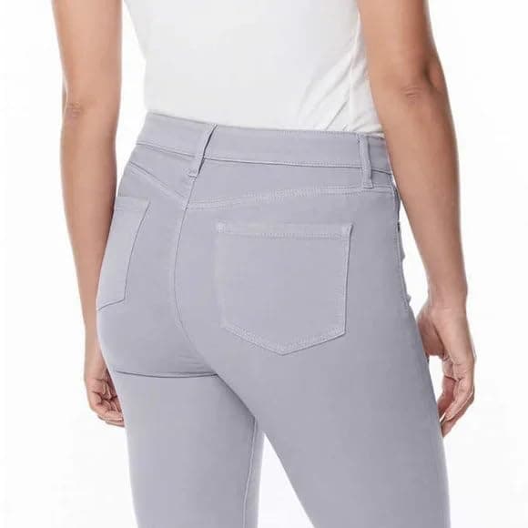 Buffalo David Bitton Women's Ankle Pants - Tan, High Rise, Super Soft Stretch, Skinny Ankle Grazer (CA/US, Numeric, 2, Regular, Regular, Purple) thumbnail 5