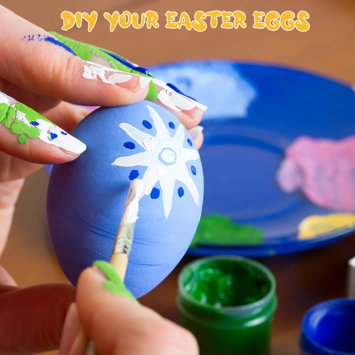 Menkxi 96 Pcs Plastic Easter Eggs with Clear Egg Cartons for Crafts DIY Fake Eggs White Plastic Eggs Paintable Easter Eggs Paint Your Own Eggs for Kids Adults Easter Gift, 8 Piece Per Carton thumbnail 4