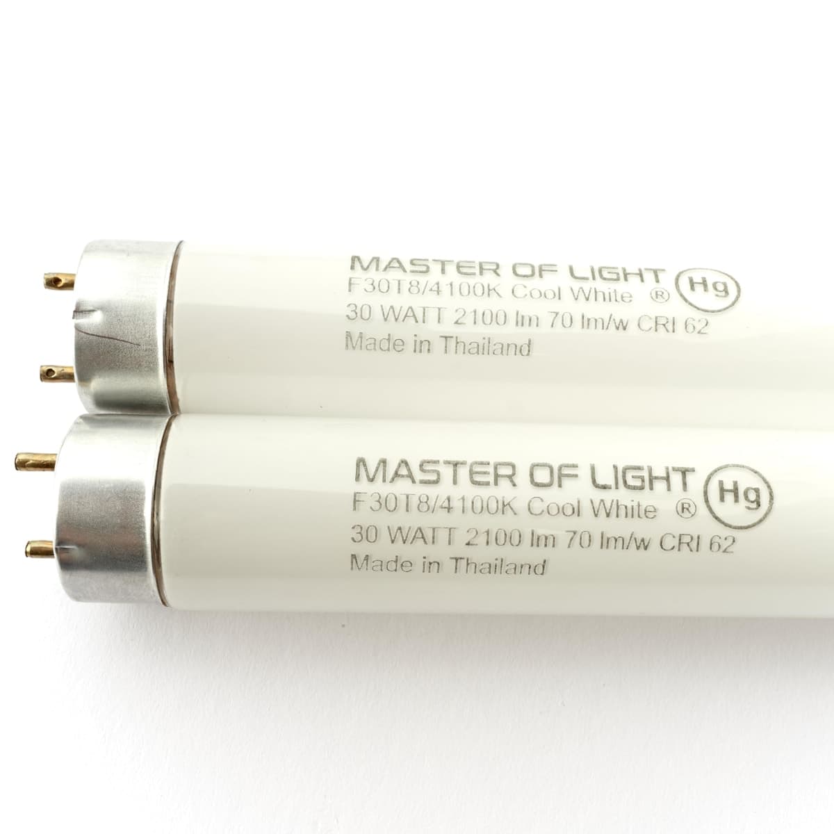 Master Of Light F30T8/CW T8 Fluorescent Bulb, 36", 30W, 4100K, 2-Pack thumbnail 2