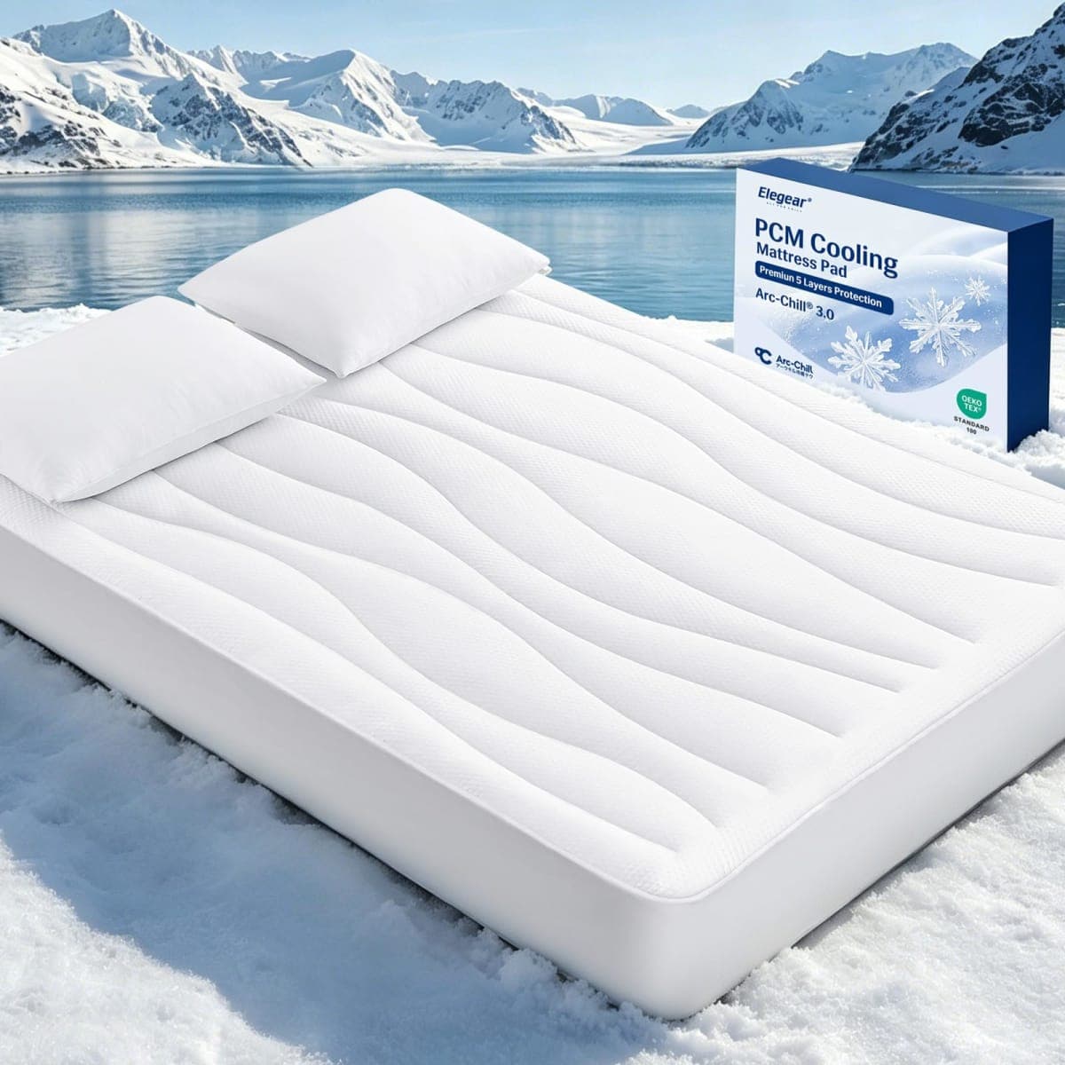 Elegear Cooling Mattress Pad King for Hot Sleepers with Arc-Chill® 3.0 — image 1