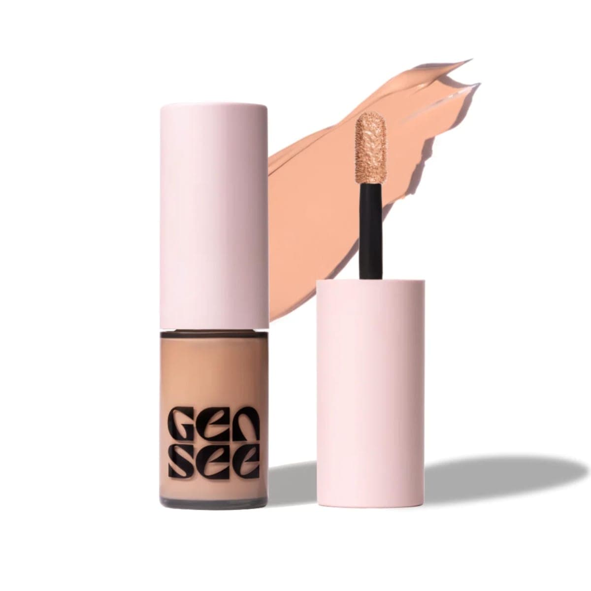 Gen See Mixed Media Matte Liquid Eyeshadow, Linen Cream Eye Makeup