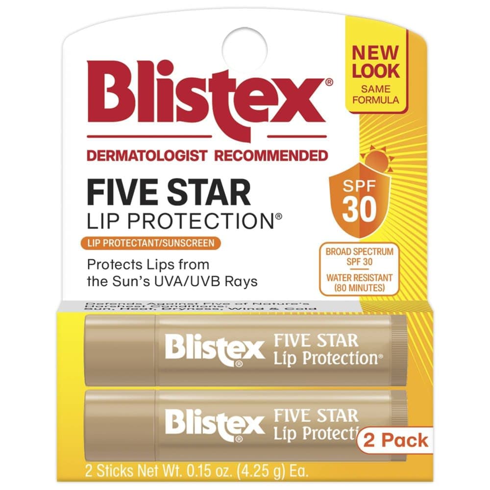 Blistex Five Star SPF 30 Water Resistant Lip Balm - 0.30oz thumbnail 2