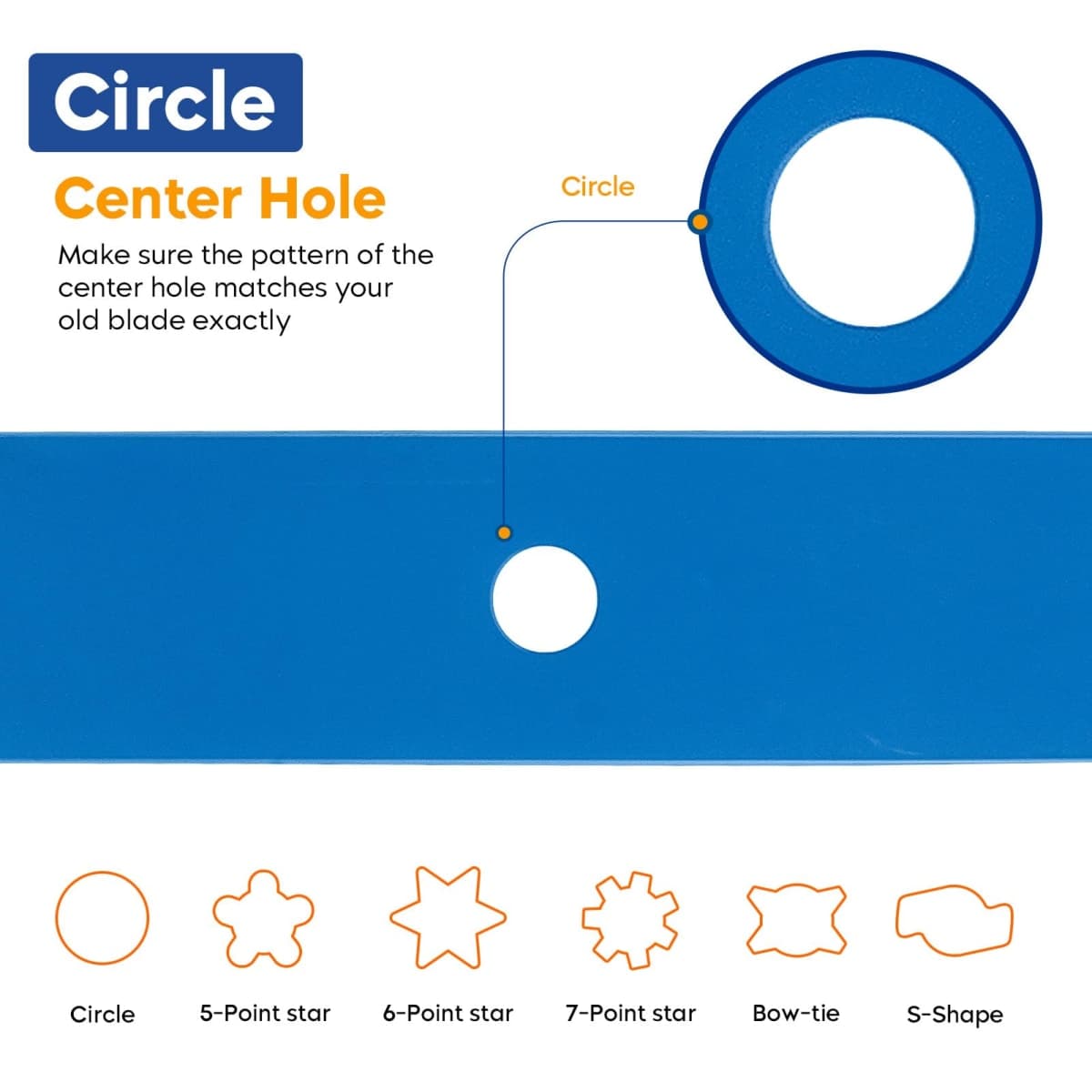 Aeagle TCU15881 High Lift Blades for John Deere 60 Inch Mower 737 757 777 797 Z930M Z950M Z950R Z930R ZTrak X710 X730 X738 1025r 3045R 3046R M128485 M163983 (Blue) thumbnail 4