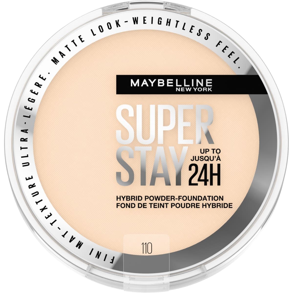 Maybelline Super Stay Matte 24HR Hybrid Pressed Powder Foundation - 110 - 0.21 oz thumbnail 5