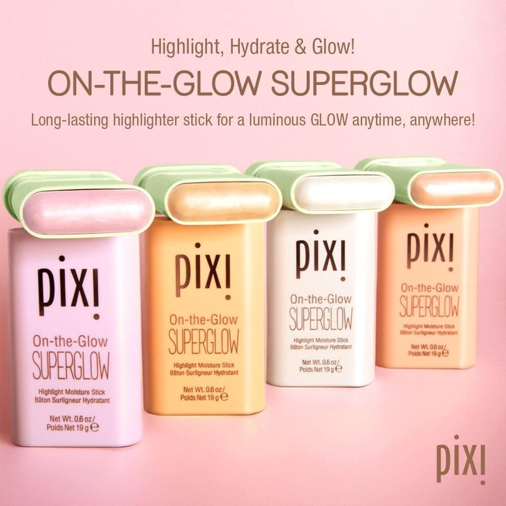 Pixi ON-THE-GLOW SuperGlow Cream Highlighter Stick, Dewy | Ice Pearl thumbnail 2