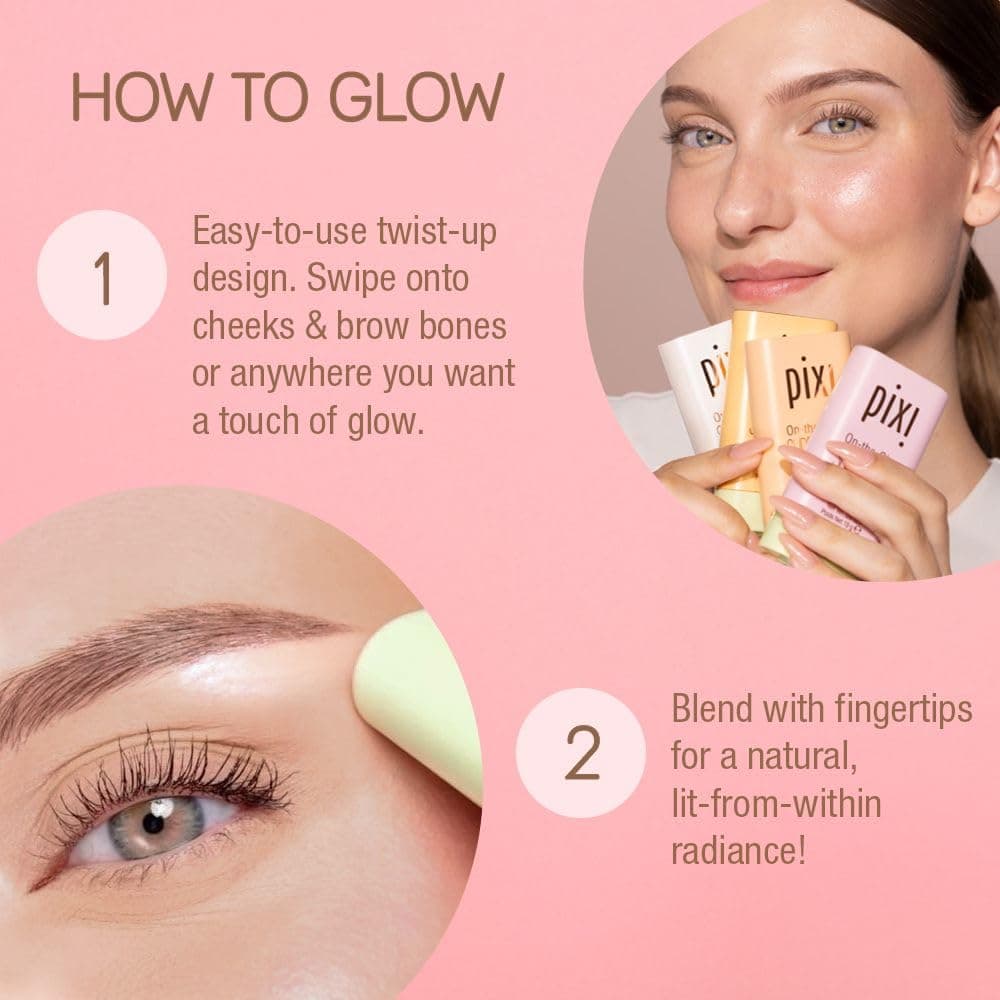 Pixi ON-THE-GLOW SuperGlow Cream Highlighter Stick, Dewy | Ice Pearl thumbnail 4