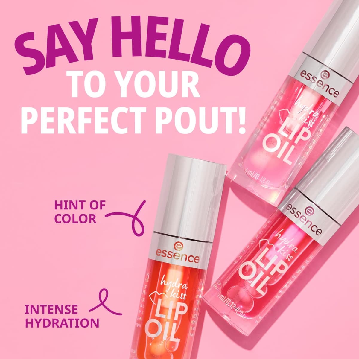 Lip Oil Essence Hydra Kiss Nº 03 Pink champagne 4 ml thumbnail 3