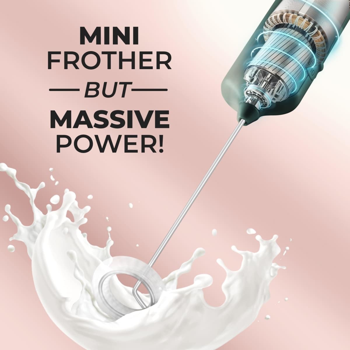 ZK Milk Frother Mini Froth - Emerald thumbnail 3