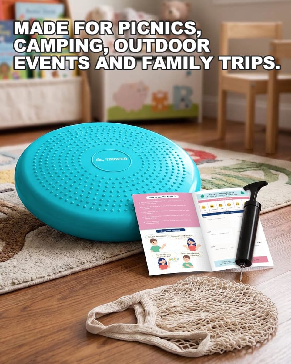 Trideer Wobble Cushion, Balance Pad, Wiggle Seat for Flexible Seating thumbnail 5
