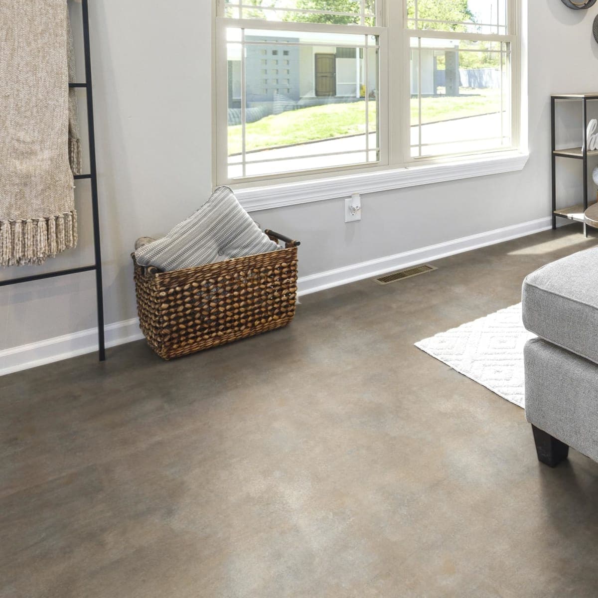 Art3d 30-Pack Peel and Stick Vinyl Floor Tiles, 12 x 12 in, Slate thumbnail 2