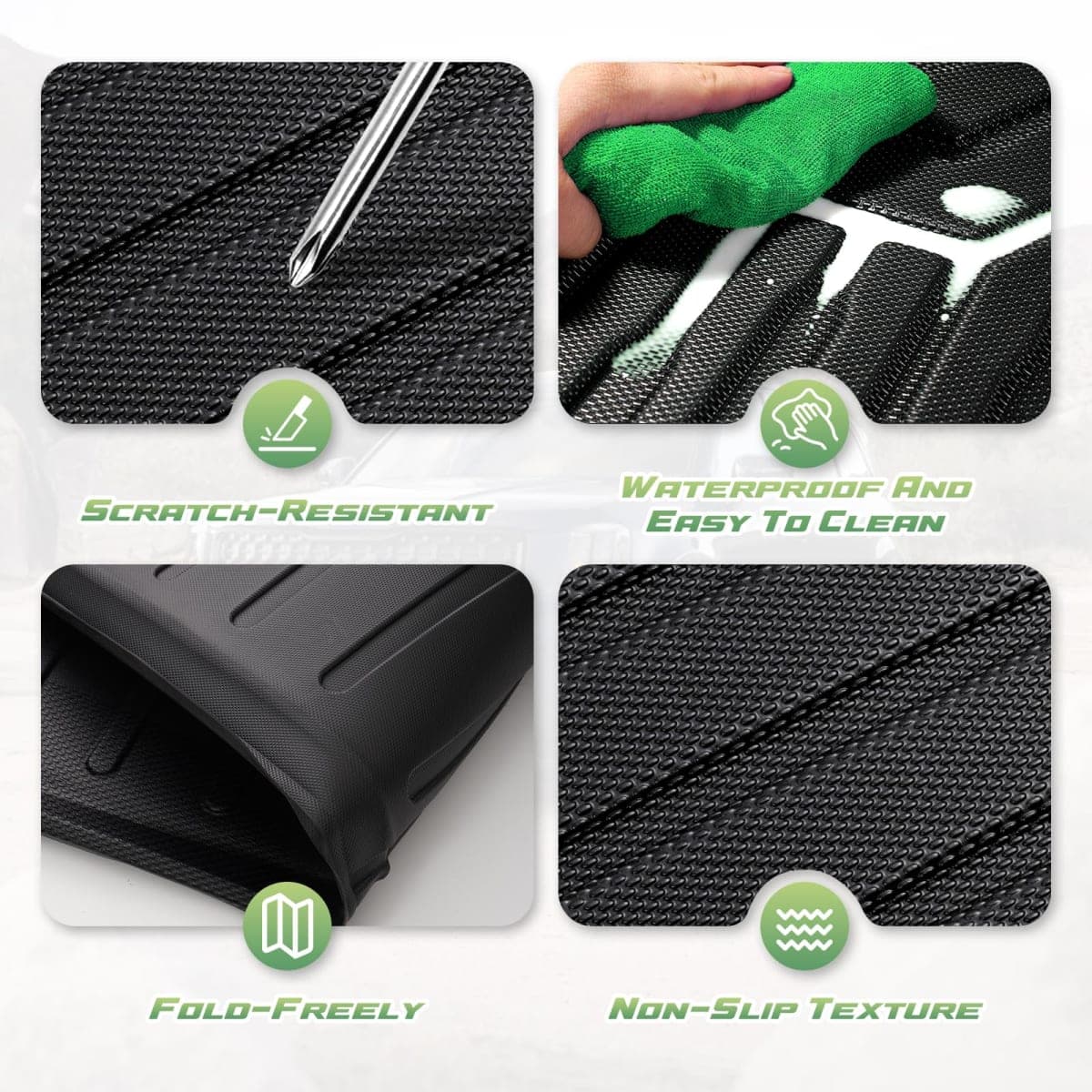Cartist Cargo Liner for Toyota Highlander 2014-2019, All Weather Cargo Mats for Highlander Accessories, Heavy Duty TPE Trunk Mat, Car Accessories thumbnail 4
