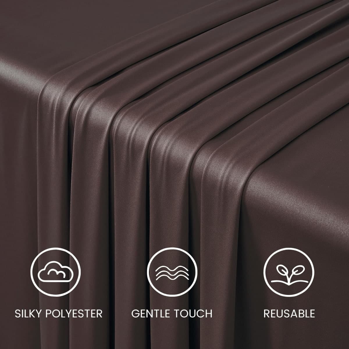 50FTx12FT Brown Backdrop Curtains for Weddings, Birthdays and Photography thumbnail 5