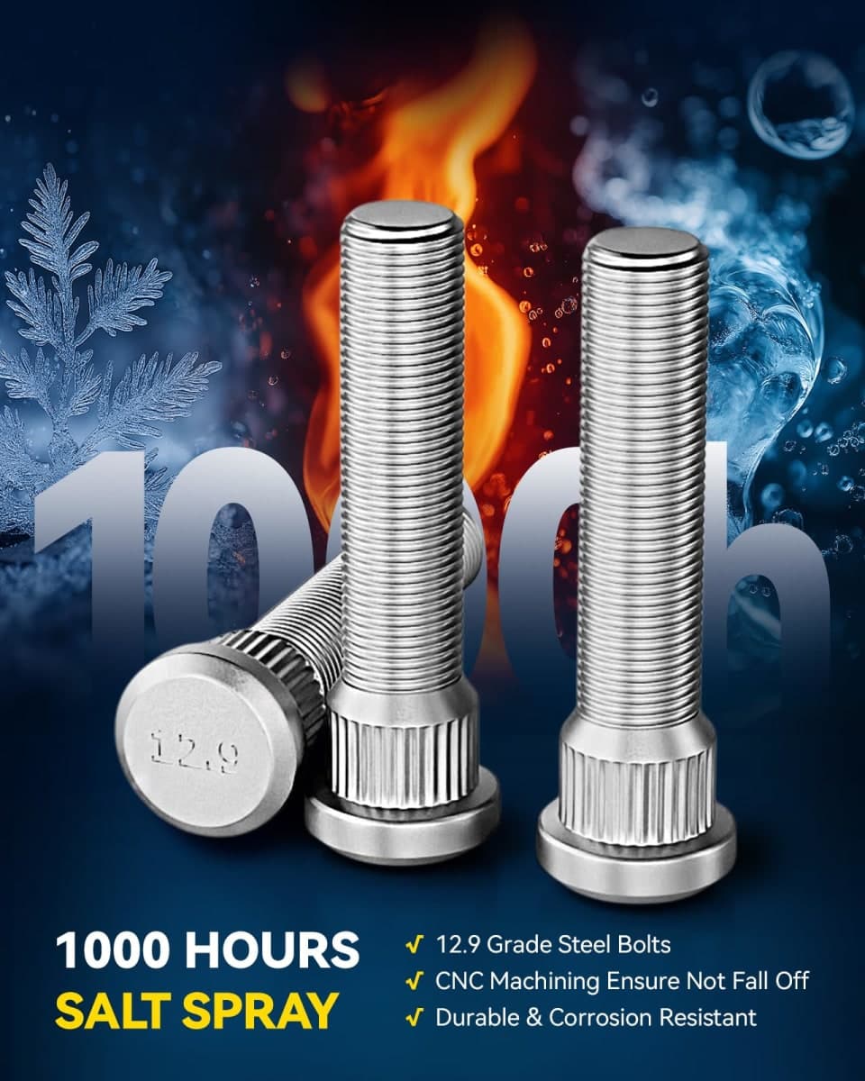 PHILTOP 5x4.5 to 5x5 Wheel Adapters 2 inch Compatible with Explorer,5x114.3mm to 5x127mm Hub Centric Adapter with 71.5mm Hub Bore 1/2"x20 Studs, fit for Edge, Ranger, Mustang, Liberty, Wrangler, 4pcs thumbnail 4