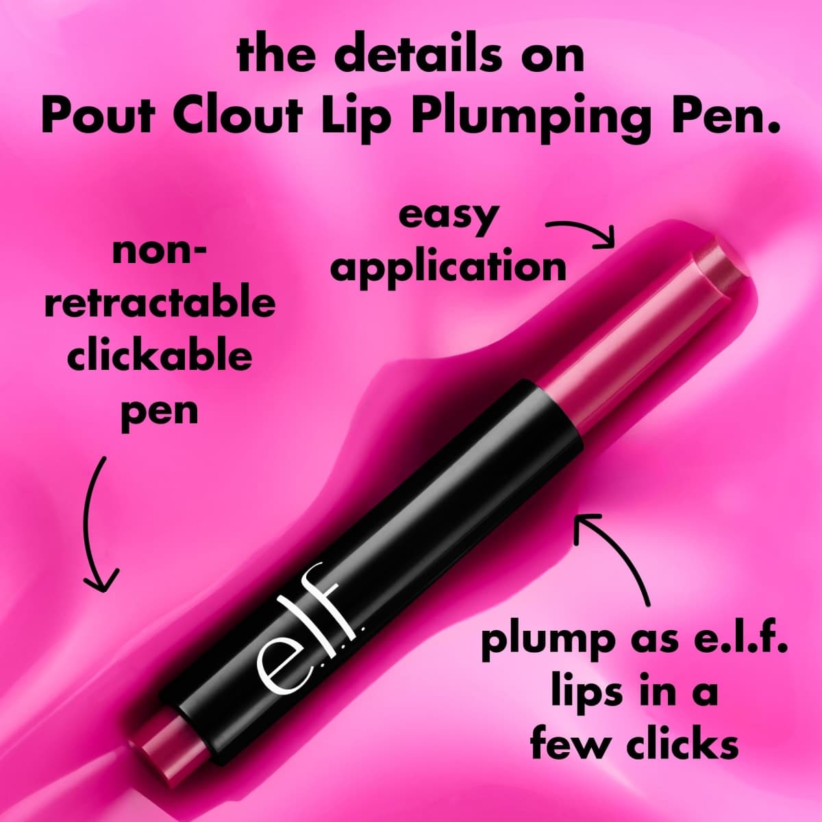 e.l.f. Pout Clout Lip Plumping Pen, Pinky Out thumbnail 2