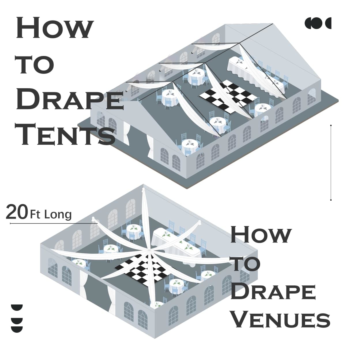 10 Panels 5ft(W) x 20ft(H) Light Yellow Ceiling Drapes for Wedding Parties thumbnail 2