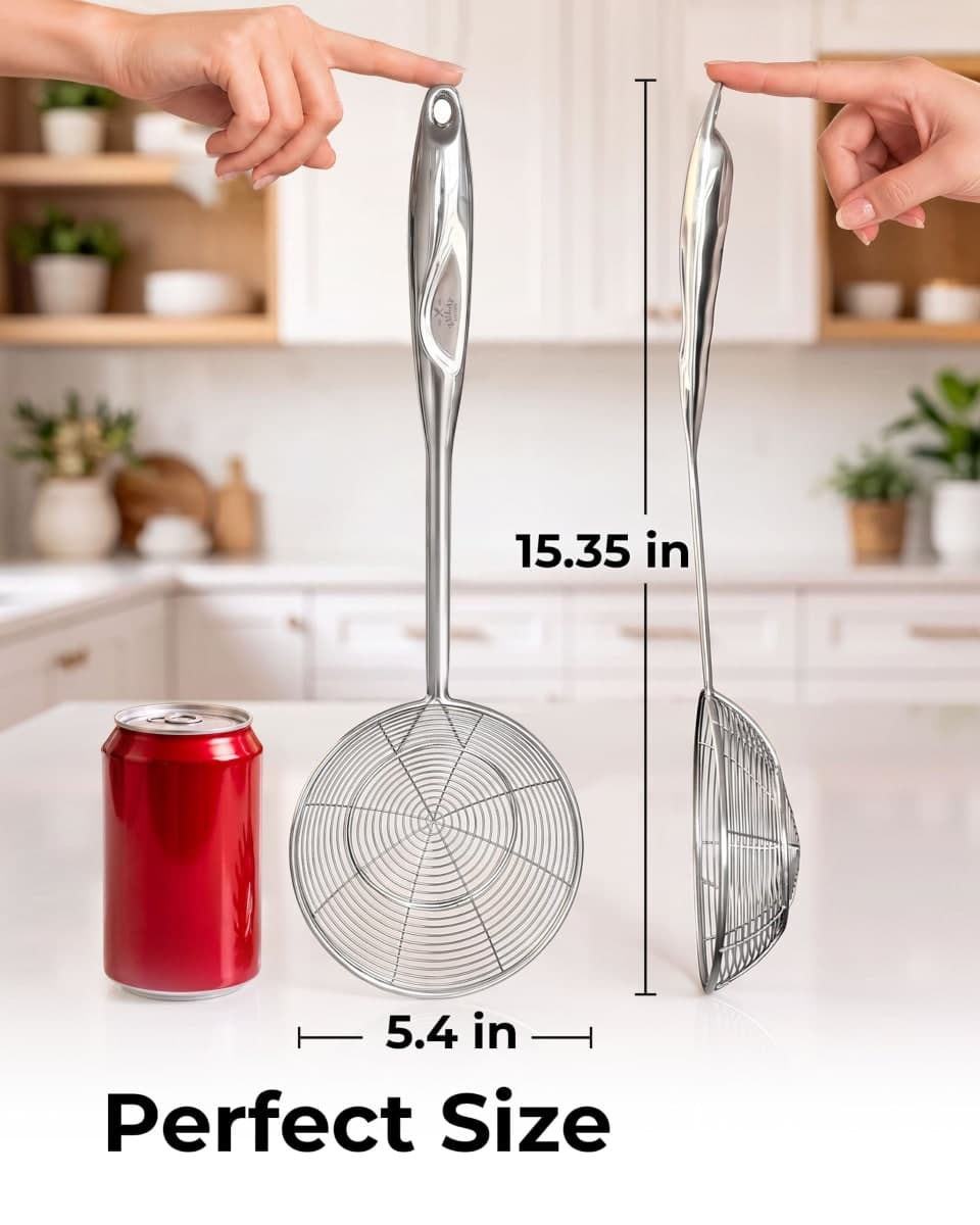 ZK Skimmer Strainer Ladle - Premium thumbnail 2