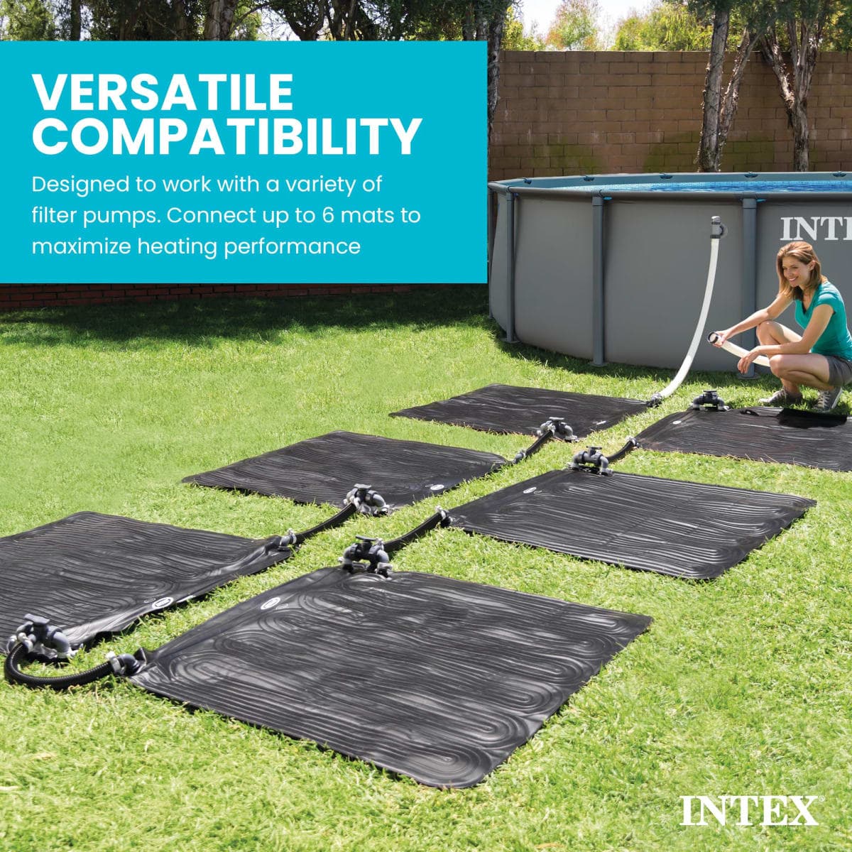 Intex Solar Heater Mat for Above Ground Swimming Pool, 47" X 47" thumbnail 3