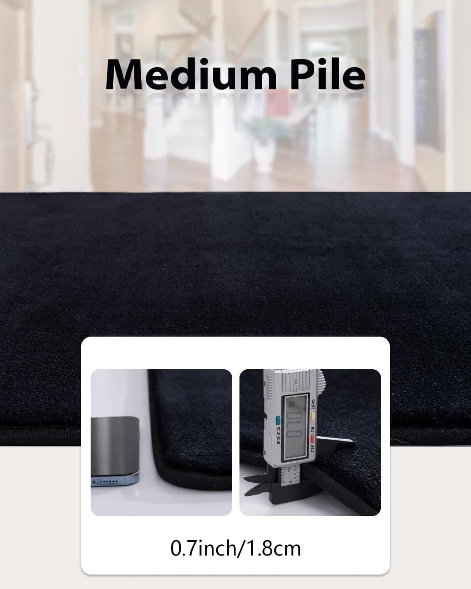 Andecor Shag Area Rug Fluffy Carpets, 5x7 Grey Washable Living Room Bedroom Rugs, Soft Fuzzy Indoor Rugs for Dorm Boys Girls Kids Room Nursery Home Decorations thumbnail 4