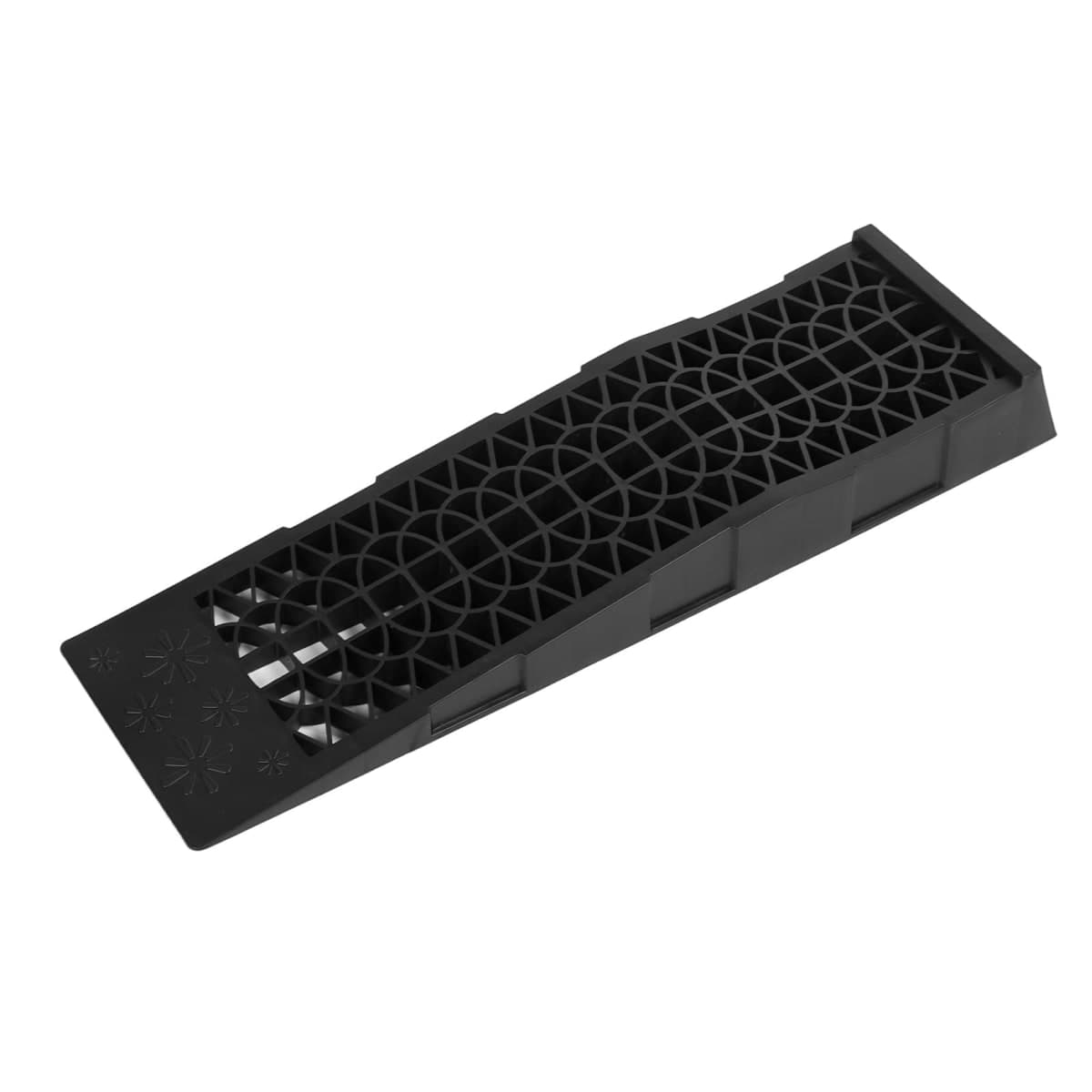 KIMISS 2pcs 4,400lbs Capacity LowCar Ramps Plastic Automotive Ramp for Oil Change Maintenance, Black thumbnail 4