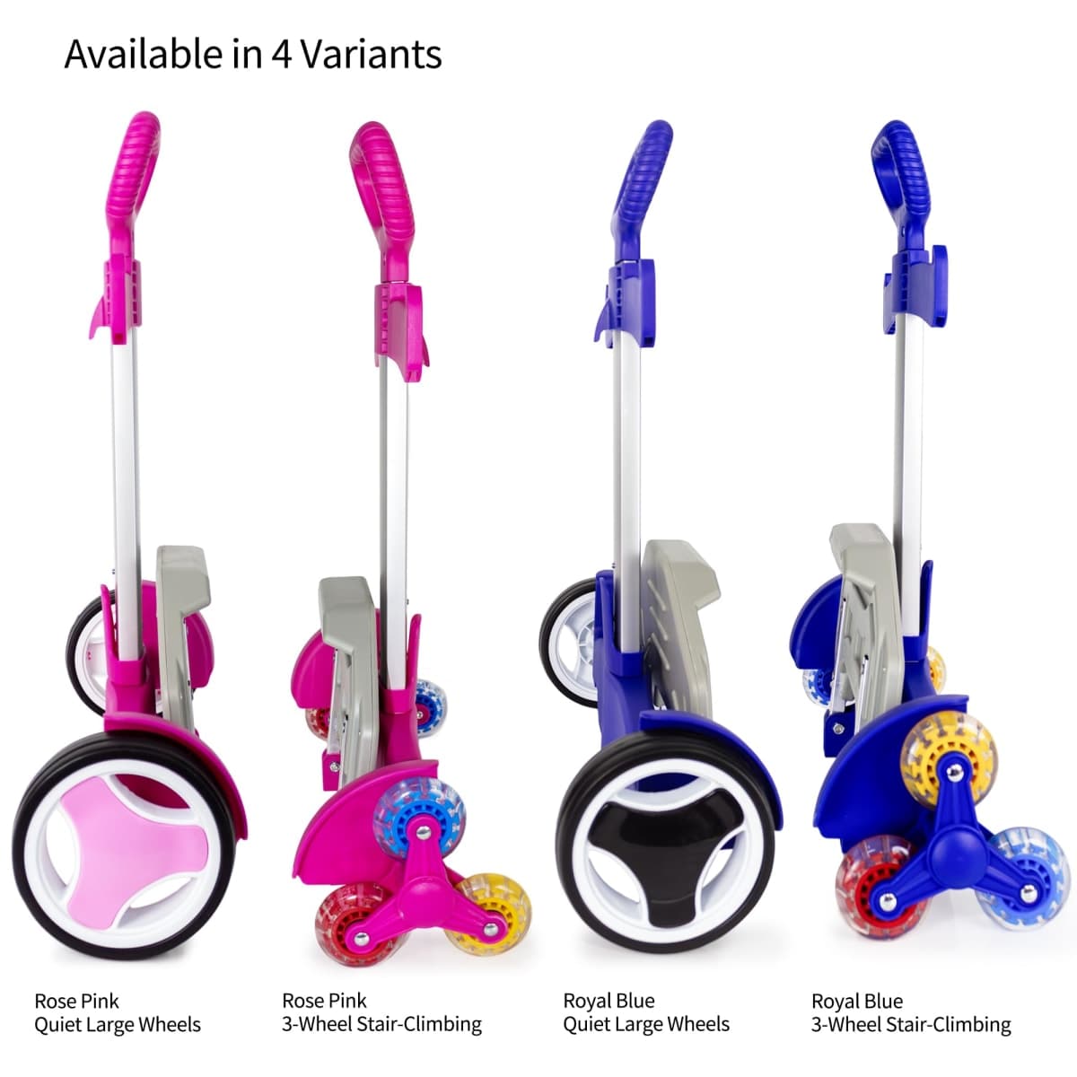 Rolling Backpack Cart, Foldable Luggage Cart with Adjustable Handle thumbnail 2
