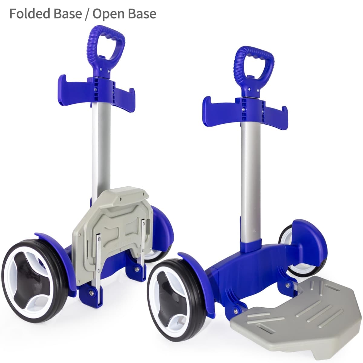 Rolling Backpack Cart, Foldable Luggage Cart with Adjustable Handle thumbnail 5